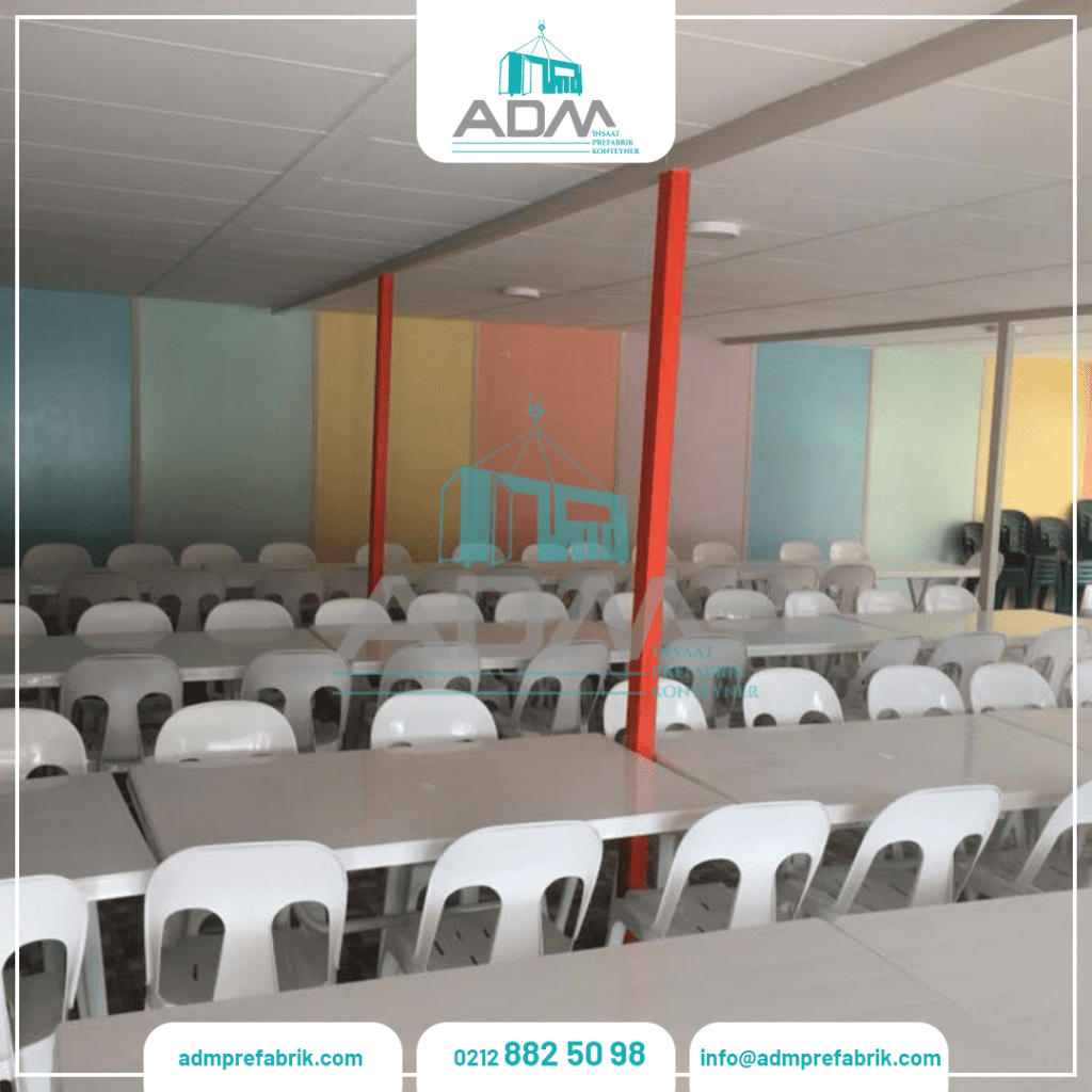 Şantiye Yemekhaneleri ve Yatakhaneler: Çalışanlar İçin Konforlu Alanlar